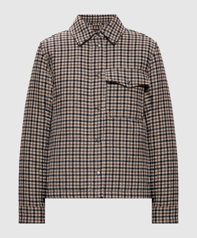 Woolrich Пухова куртка в клітинку CFWWOS2028FRUT3046