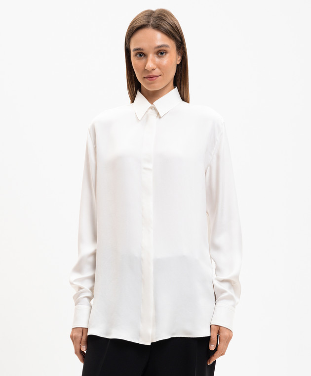 Tom Ford Белая блуза из шелка CA3343FAX1717 изображение 3