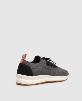 Enrico Mandelli Серые комбинированные кроссовки 0WALKC6057