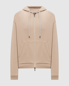 Peserico Бежевая утепленная спортивная куртка R57009J0DK00088