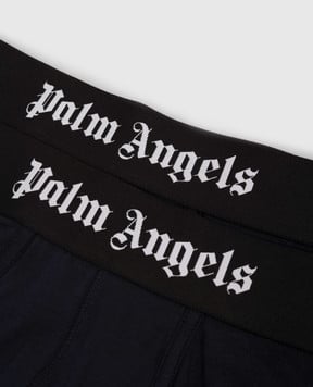 Palm Angels s Набор синих трусов с логотипом PMUH009S25FAB001