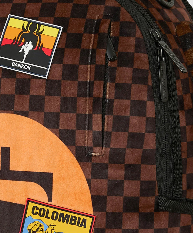 Sprayground Дитячий коричневий рюкзак BEARPACK GLOBAL MOGUL 910B8499NSZ зображення 4