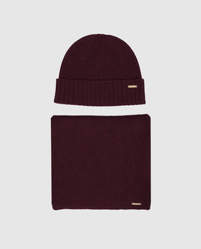 Woolrich Набор из бордовой шапки и шарфа с шерстью CFWWAC2029FRUF0659