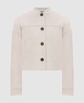 Brunello Cucinelli Бежевая куртка из кашемира MD5037553P