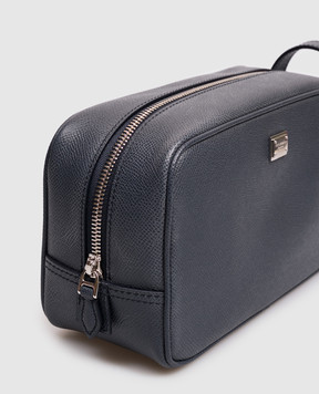 Dolce&Gabbana Синий кожаный несесер BT3310A0701
