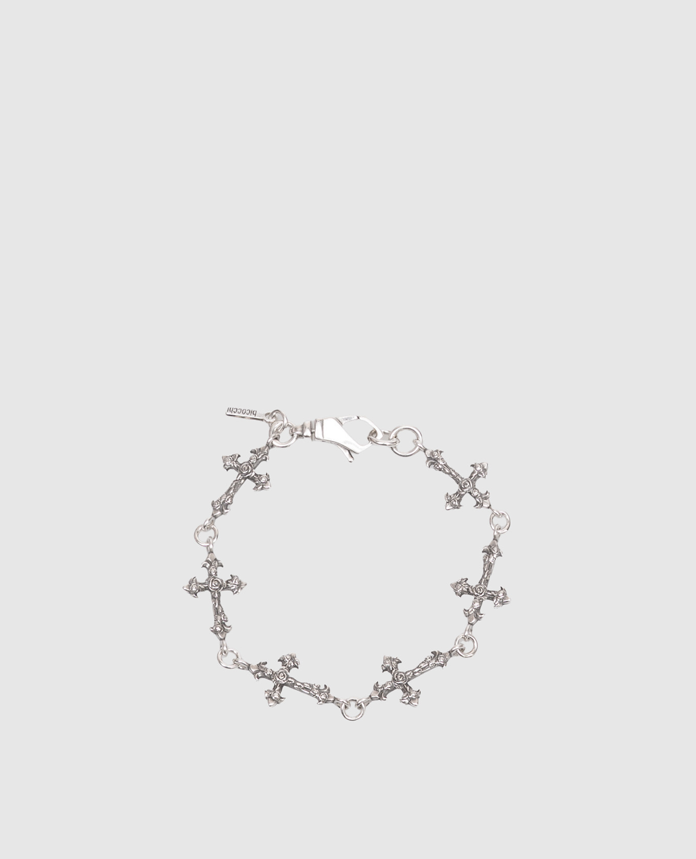 Серебряные серьги-подвески Rose Multi-Cross