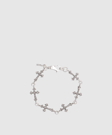 Серебряные серьги-подвески Rose Multi-Cross