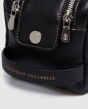 Brunello Cucinelli Черный коричневый несесер MWZIBU334