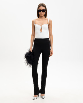 Herve Leger Біле боді Jules 46HMB1498680