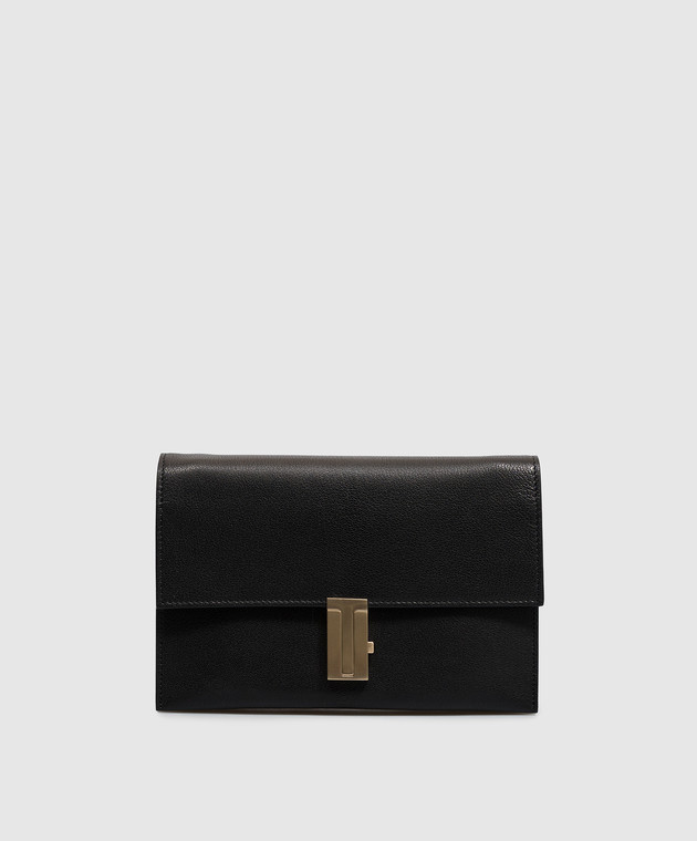 Tom Ford Черная кожаная сумка кросс-боди MIA S0549LGO074V