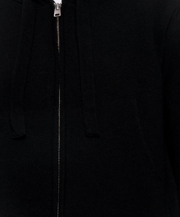Woolrich Чорна спортивна куртка з вовною CFWWKN2043FRUF0574 зображення 5