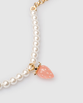 Casablanca Белый браслет Strawberry с позолотой ASP26JW36801