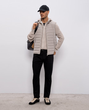 Brunello Cucinelli Бежева спортивна куртка з емблемою M29200416G