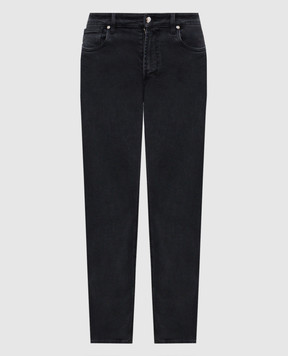 Enrico Mandelli Серые джинсы с логотип патч 0MIAMI5861