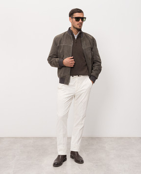 ISAIA Коричневый джемпер из кашемира MG8493YP003