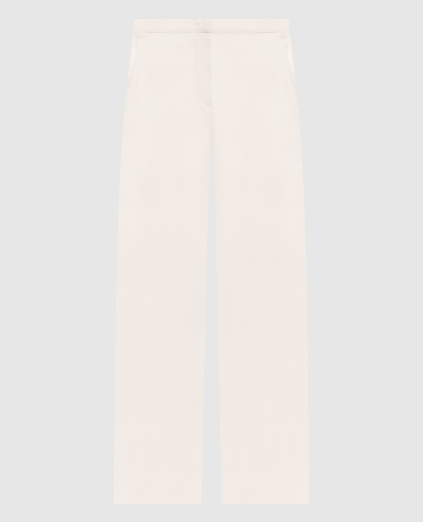 

Белые штаны DENTICE, Белый, Широкие брюки