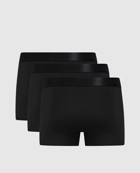 CDLP Набор черных трусов боксеров с узором логотипа MUW001011623