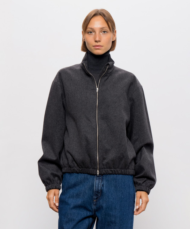 Jil Sander Сіра куртка з вовни J02SW0092J40364 зображення 3