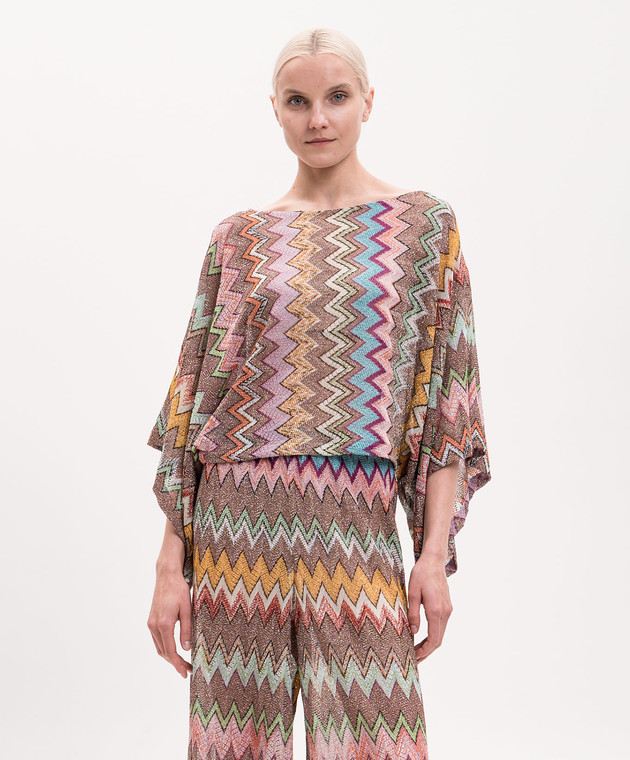 Missoni Топ у візерунок з люрексом MS26SK06BR014K зображення 3