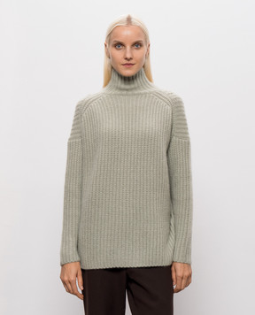 Allude Зелений светр з кашеміру та шовку 26577092