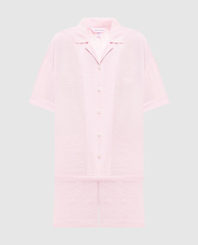 Dore & Rose Розовая пижама в полоску SHORTSLEEVESTRIPEDPJSE