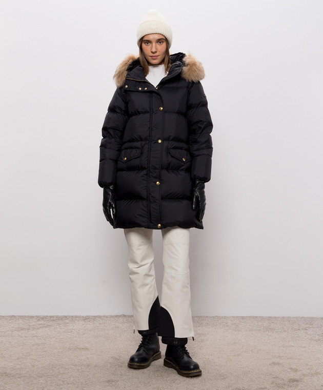 Moncler Черный пуховик Aphroties L20931C0002553A5E изображение 2