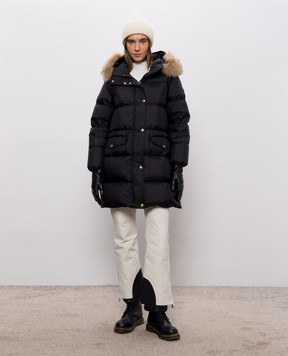 Moncler Черный пуховик Aphroties L20931C0002553A5E