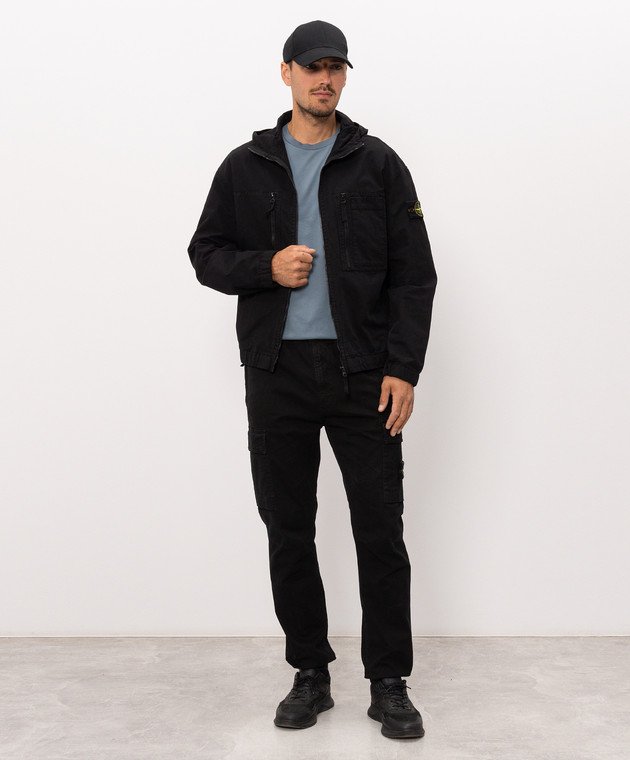 Stone Island Блакитна футболка з нашивкою логотипа L2S152100027S0013 зображення 2