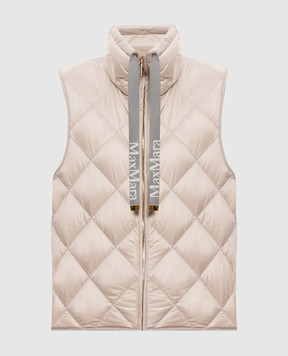 Max Mara Бежевый пуховой жилет REGIC TREGIC