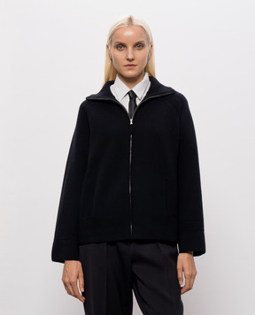 Allude Черный кардиган из шерсти и кашемира 26517602
