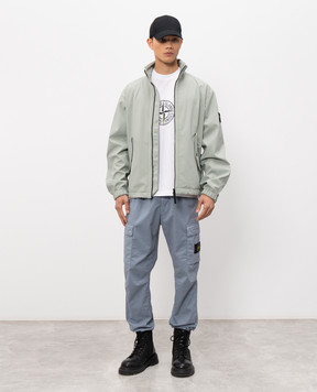 Stone Island Зелена куртка з патчем логотипа L1S154100022S0A22