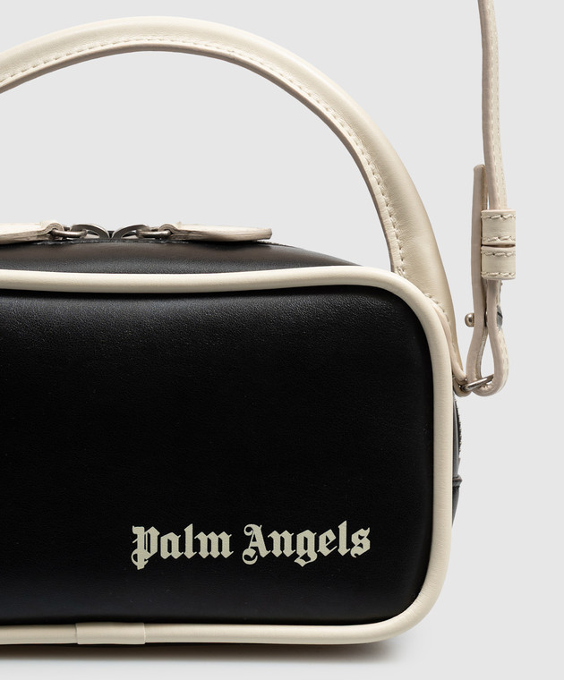 Palm Angels Чорна сумка з принт логотипа PAWNQ001FB001 зображення 4