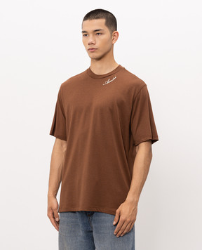 AMIRI Коричнева футболка AMTOJR1164