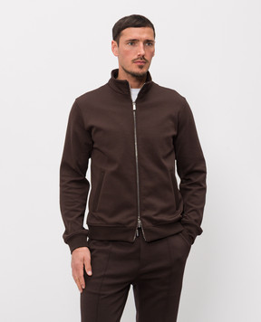 MooRER Коричневая спортивная куртка CRISPIN CRISPINFELPAIT