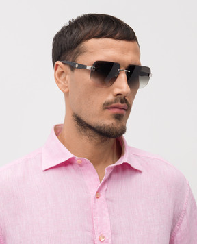 Stefano Ricci Сонцезахисні окуляри Prestige SG32PMEWOOD