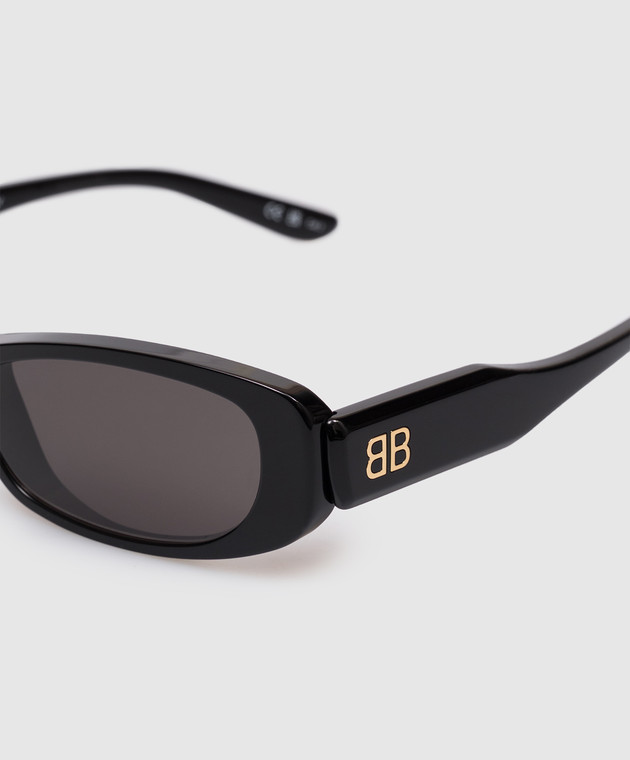 Balenciaga Черные очки с эмблемой ВВ 870642T0039 изображение 4
