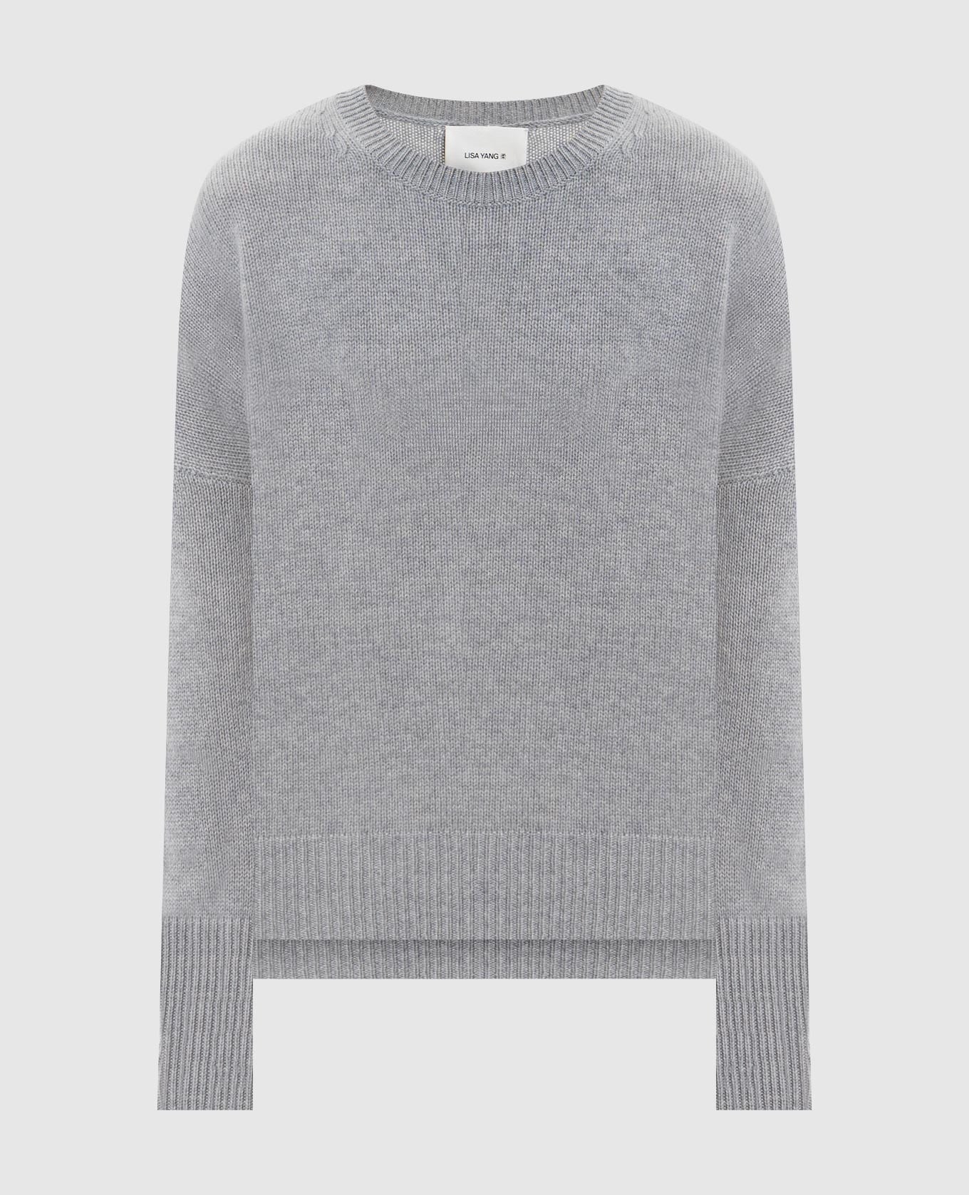 Серый джемпер Mila из кашемира