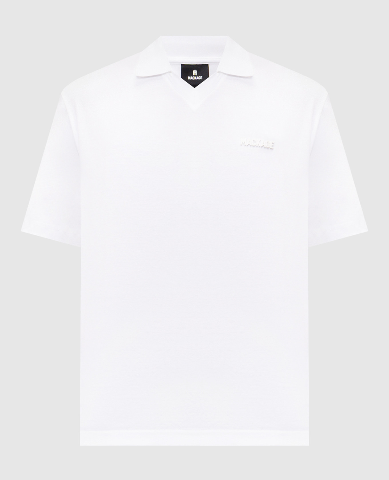 Белое поло MARCO