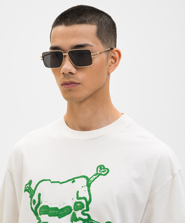 Palm Angels очки с монограммой логотипа PA2003760759 изображение 2