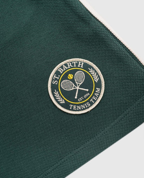 MC2 SAINT BARTH Дитячі зелені шорти Brayden з лампасами BYD000207500L