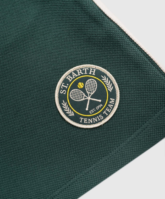 MC2 SAINT BARTH Дитячі зелені шорти Brayden з лампасами BYD000207500L зображення 3