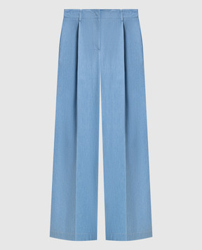 Twinset Голубые брюки с логотипом 261TF2080