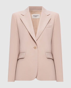 Max Mara Weekend Бежевий жакет LAMINE з вовни WKDLAMINE