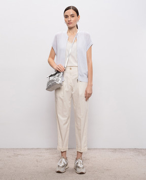 Peserico Біла майка із шовком E0898107000