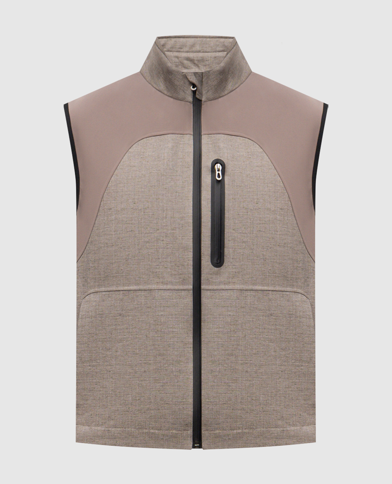 

Серый жилет из шерсти, Верхняя одежда