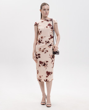 Max Mara Бежева сукня TEDERA із шовку MSTEDERA
