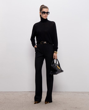 Tom Ford Чорний светр з кашеміру MAK1506YAX1091
