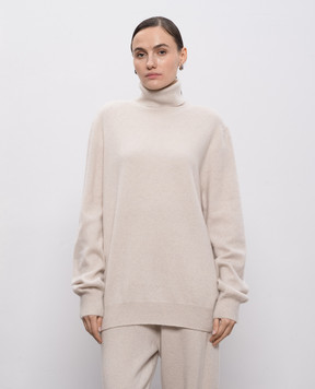 Demiur Бежевый свитер из кашемира CASH402