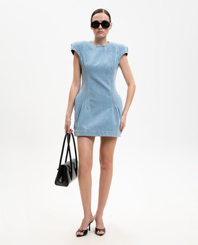 Magda Butrym Блакитна джинсова сукня міні DENIM06DRESS205526