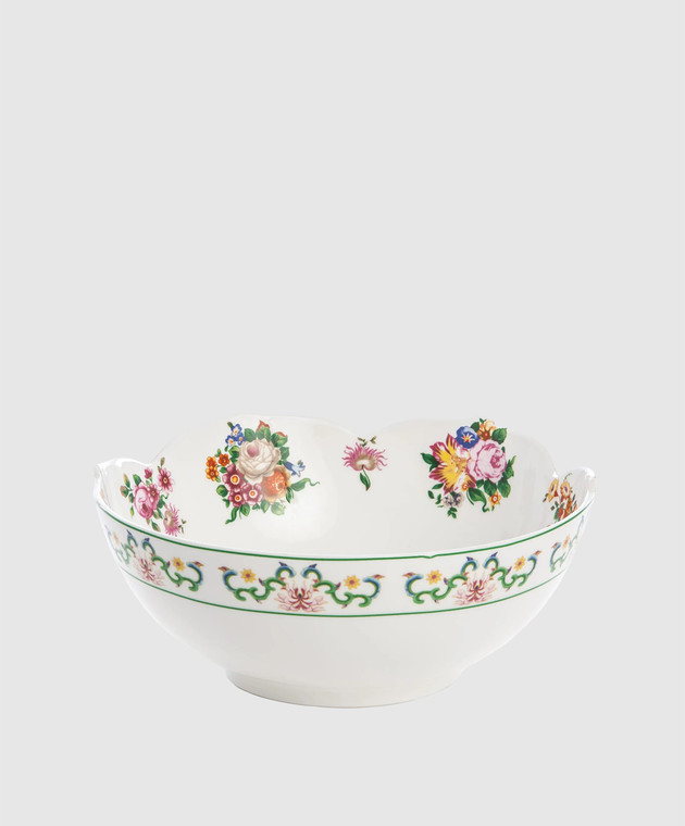 SELETTI Белый фарфоровый салатник Zaira 09761 изображение 2